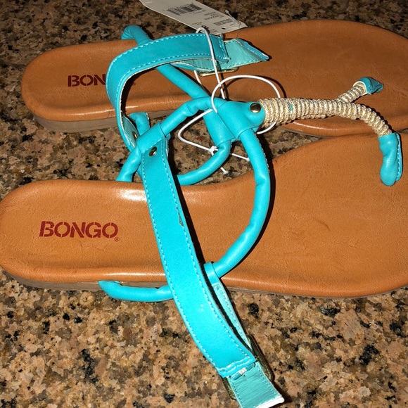 Bongo women’s turquoise wasabi t strap 8 - Picture 2 of 3